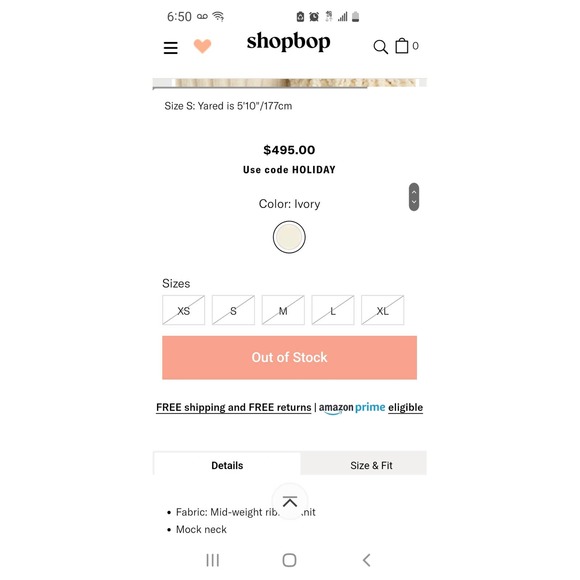 Rebecca‎ taylor LOOPY TNECK SWEATER - Picture 6 of 12